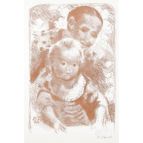 CUNO AMIET : Mutter und Kind (DOBIASCHOFSKY AUKTIONEN AG)