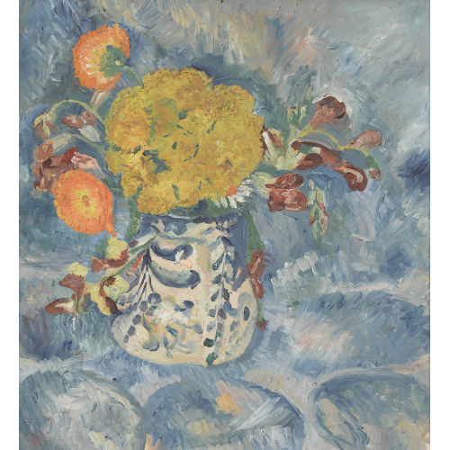 JOSE MANUEL SANZ Y ARIZMENDI : 'Blumenvase' (DOBIASCHOFSKY AUKTIONEN AG)