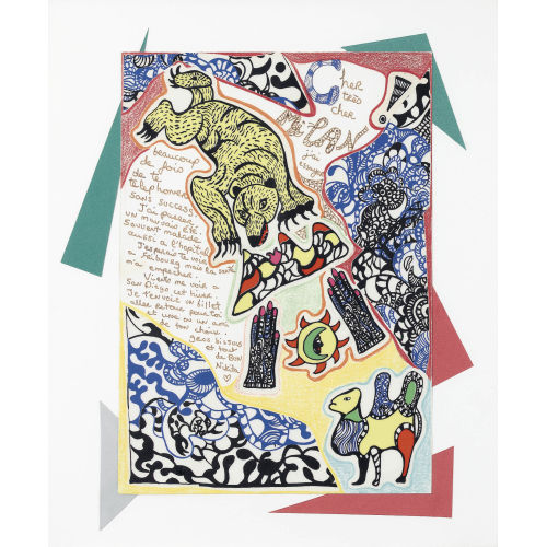 NIKI DE SAINT-PHALLE : 'Cher tr�s cher Milan...' (DOBIASCHOFSKY AUKTIONEN AG)