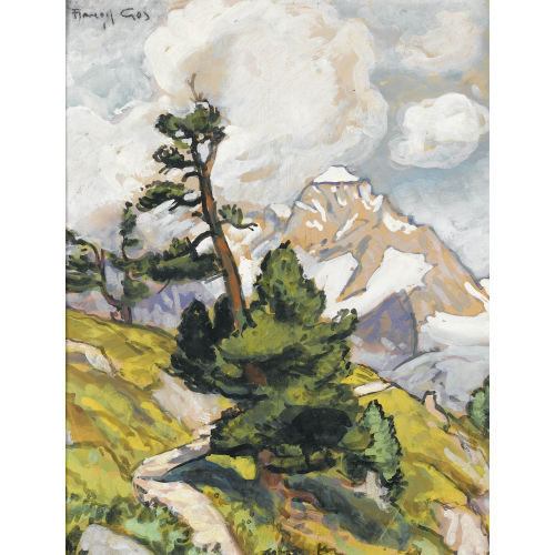 FRAN�OIS GOS : 'Le chemin du lac vert et Wettertanne' (DOBIASCHOFSKY AUKTIONEN AG)