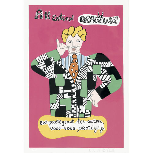NIKI DE SAINT-PHALLE : Attention drageurs (DOBIASCHOFSKY AUKTIONEN AG)