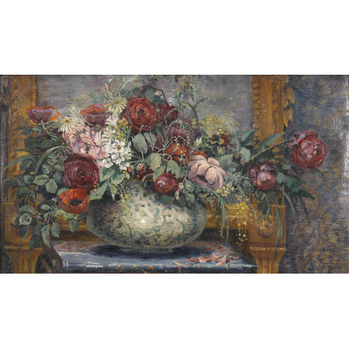 EDOUARD JEANMAIRE : Stillleben mit Pfingstrosen (DOBIASCHOFSKY AUKTIONEN AG)