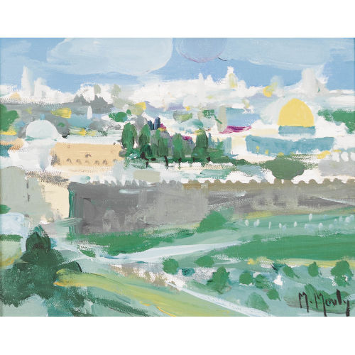 MARCEL MOULY : 'Matin � Jerusalem' (DOBIASCHOFSKY AUKTIONEN AG)