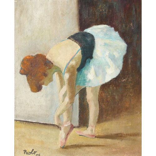 PAUL JAKOB) PAOLO (EIGTL. M�LLER : 'Balletteuse' (DOBIASCHOFSKY AUKTIONEN AG)