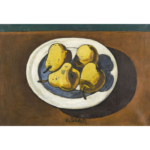 WILHELM SCHMID : Stillleben mit Birnen (DOBIASCHOFSKY AUKTIONEN AG)