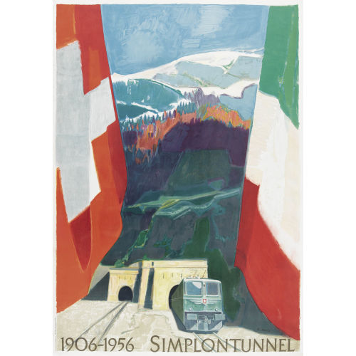 ADRIEN HOLY : '1905-1956 Simplontunnel' (DOBIASCHOFSKY AUKTIONEN AG)