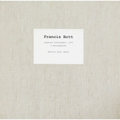 FRANCIS BOTT : 'Espaces concert�es' (DOBIASCHOFSKY AUKTIONEN AG)