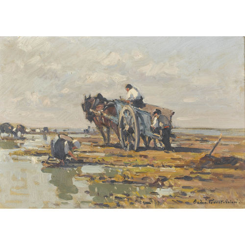 ANDRE PREVOT-VALERI : 'La r�colte du lichen' (DOBIASCHOFSKY AUKTIONEN AG)