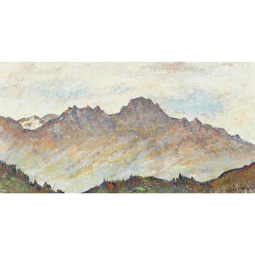 LOUIS D�RR : 'Piz Muragl ob Pontresina' (DOBIASCHOFSKY AUKTIONEN AG)