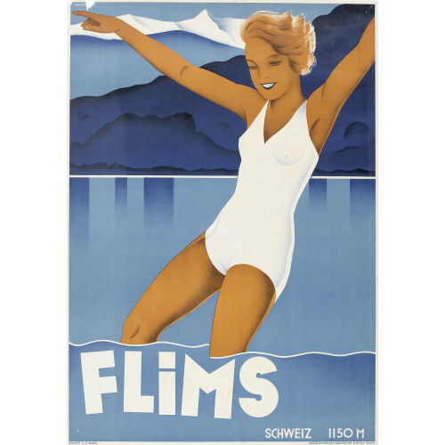 JOHANNES HANDSCHIN : 'Flims' (DOBIASCHOFSKY AUKTIONEN AG)