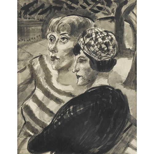 JOHANNES ROBERT SCH�RCH : Deux femmes (DOBIASCHOFSKY AUKTIONEN AG)