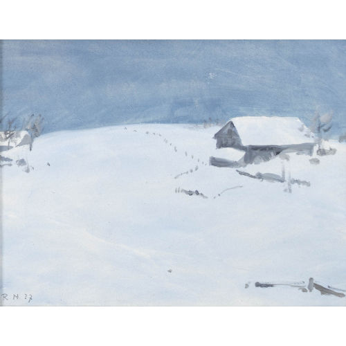 RUDOLF M�LLER : Winterlandschaft mit Bauernhaus (DOBIASCHOFSKY AUKTIONEN AG)