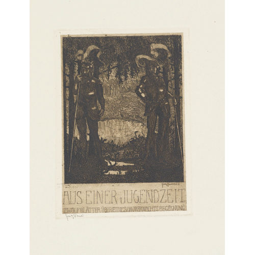 FRITZ EDUARD PAULI : 'Aus einer Jugendzeit' (DOBIASCHOFSKY AUKTIONEN AG)