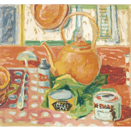 JEAN JULES LOUIS CAVAILLES : Stillleben mit Kanne, Dosen und L�ffel (DOBIASCHOFSKY AUKTIONEN AG)