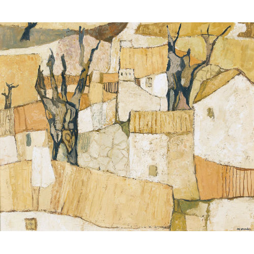 CHARLES MONNIER : 'Village proven�ale' (DOBIASCHOFSKY AUKTIONEN AG)