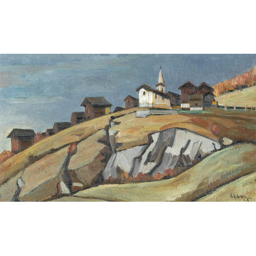 ALFREDO CINI : 'Eison sur St-Martin' (DOBIASCHOFSKY AUKTIONEN AG)