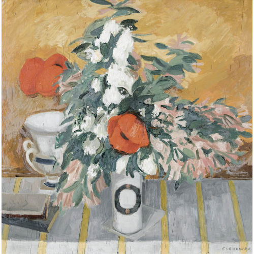 CLAUDE LOEWER : 'Bouquet de coquelicots' (DOBIASCHOFSKY AUKTIONEN AG)