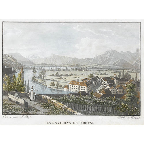 JOHANNES RUFF : 'Les environs de Thoune' (DOBIASCHOFSKY AUKTIONEN AG)