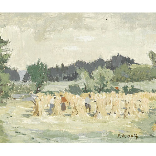 FRANZ KARL OPITZ : 'Kornfeld' (DOBIASCHOFSKY AUKTIONEN AG)