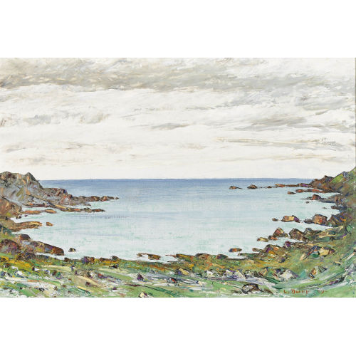 LOUIS D�RR : Felsige Meeresk�stenpartie in Irland (DOBIASCHOFSKY AUKTIONEN AG)