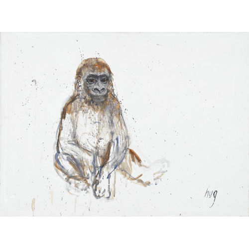 FRITZ HUG : Junger Gorilla (DOBIASCHOFSKY AUKTIONEN AG)