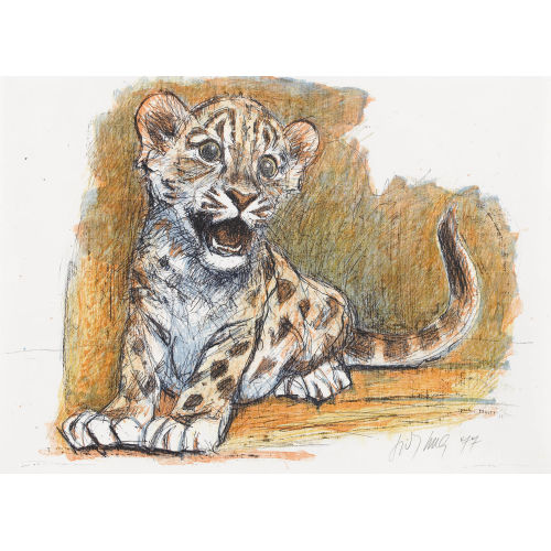 FRITZ HUG : Kleiner Leopard (DOBIASCHOFSKY AUKTIONEN AG)