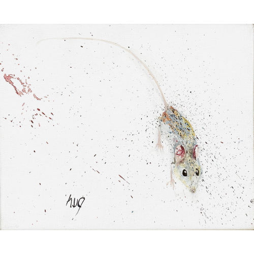 FRITZ HUG : Maus in Lauerstellung (DOBIASCHOFSKY AUKTIONEN AG)