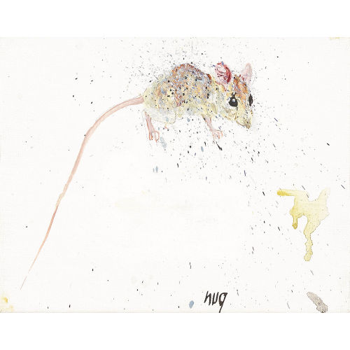 FRITZ HUG : Maus in Lauerstellung (DOBIASCHOFSKY AUKTIONEN AG)
