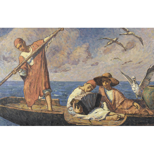 HERMANN HODLER : 'Golf von Gabe' (DOBIASCHOFSKY AUKTIONEN AG)
