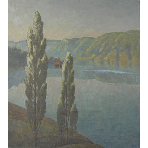 HERMANN HODLER : 'Wohlensee bei Bern' (DOBIASCHOFSKY AUKTIONEN AG)