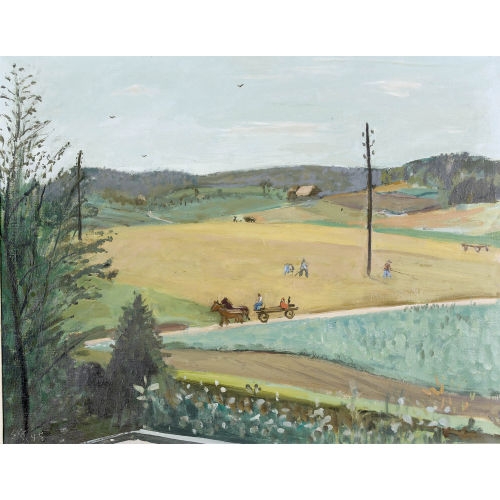ERNST MORGENTHALER : 'Das Paradiesli bei Solothurn' (DOBIASCHOFSKY AUKTIONEN AG)