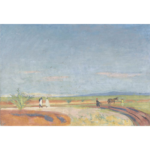 ERNST MORGENTHALER : 'Marokkanische Landschaft' (DOBIASCHOFSKY AUKTIONEN AG)
