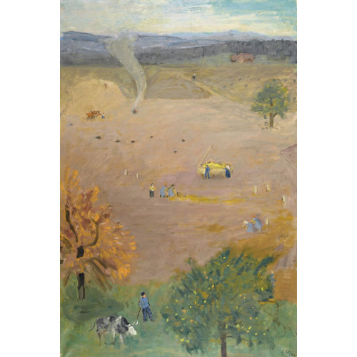 ERNST MORGENTHALER : 'Kartoffelernte' (DOBIASCHOFSKY AUKTIONEN AG)