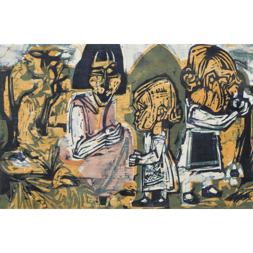 ALBERT M�LLER : Anna M�ller mit Judith und Kaspar (DOBIASCHOFSKY AUKTIONEN AG)