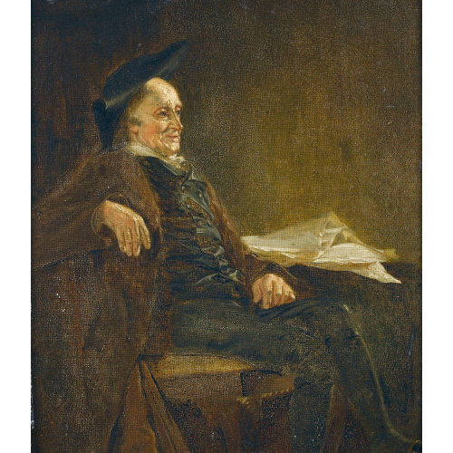 BENJAMIN I VAUTIER : Bildnis eines sitzenden Mannes (DOBIASCHOFSKY AUKTIONEN AG)