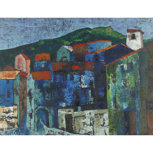 ROGER KATHY : 'Village tessinois' (DOBIASCHOFSKY AUKTIONEN AG)