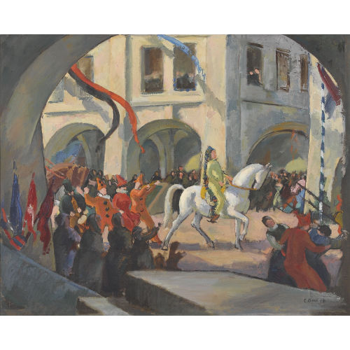 EDUARD BOSS : Festumzug in der Berner Altstadt (DOBIASCHOFSKY AUKTIONEN AG)