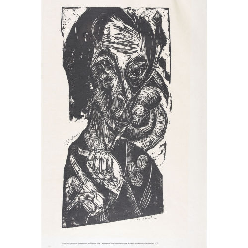 ERNST LUDWIG KIRCHNER : 'Expressionismus in der Schweiz, Winterthur 1975' (DOBIASCHOFSKY AUKTIONEN AG)