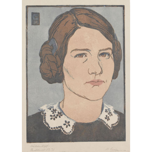 MARTHA CUNZ : 'M�dchenkopf' (DOBIASCHOFSKY AUKTIONEN AG)
