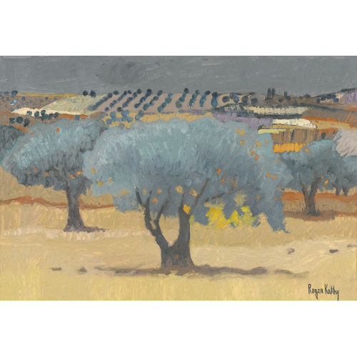 ROGER KATHY : Olivenb�ume in der Provence (DOBIASCHOFSKY AUKTIONEN AG)