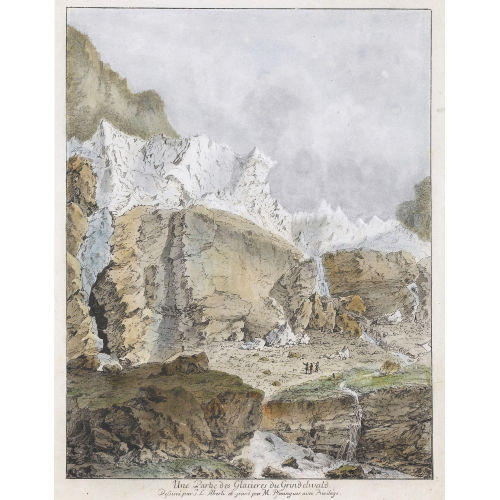 JOHANN LUDWIG ABERLI : 'Une Partie des Glacieres du Grindelwald' (DOBIASCHOFSKY AUKTIONEN AG)