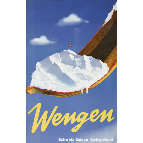 LEO KECK : 'Wengen' (DOBIASCHOFSKY AUKTIONEN AG)