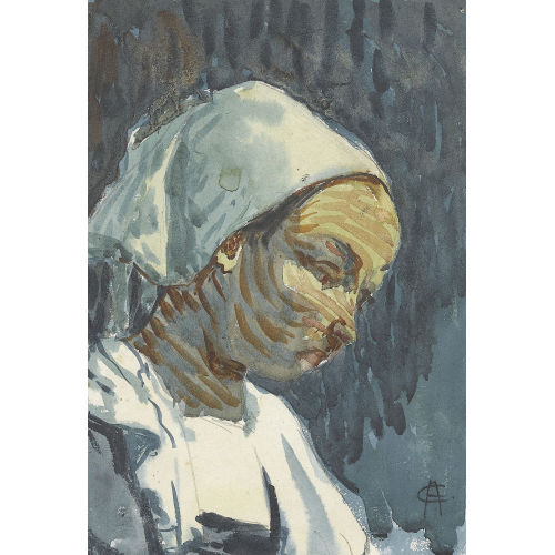 CUNO AMIET : T�te de Bretonne (DOBIASCHOFSKY AUKTIONEN AG)