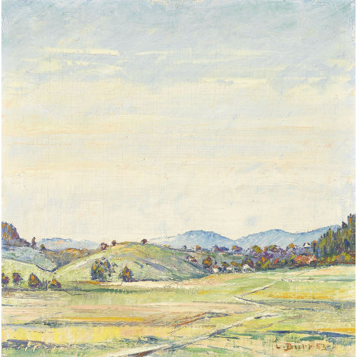 LOUIS D�RR : H�gelige Landschaft im Herbst (DOBIASCHOFSKY AUKTIONEN AG)