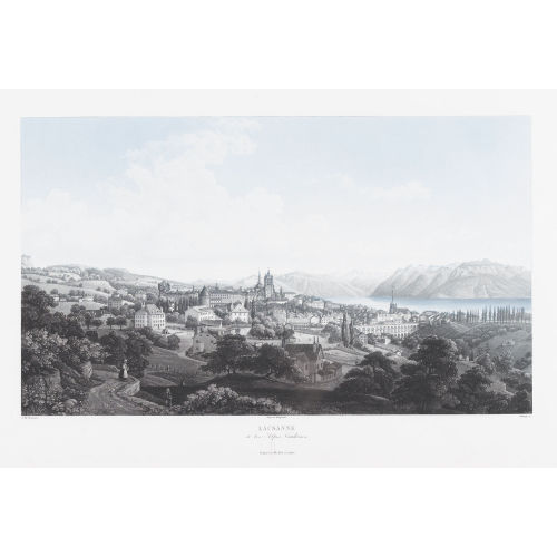 JEAN DU BOIS : 'Lausanne/& les Alpes Vaudoises' (DOBIASCHOFSKY AUKTIONEN AG)