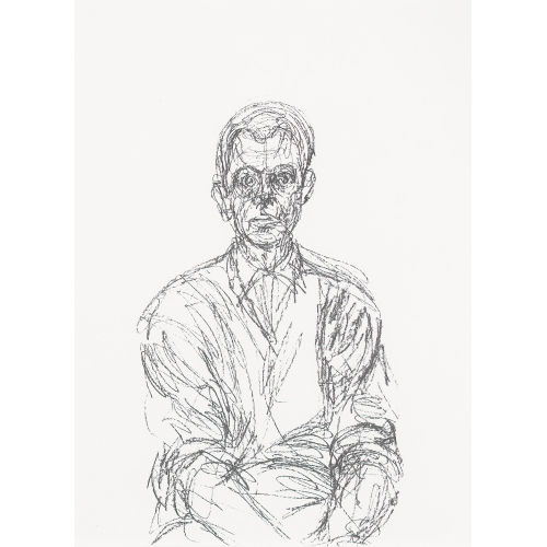 ALBERTO GIACOMETTI : Bust of a seated man (DOBIASCHOFSKY AUKTIONEN AG)