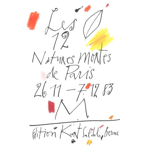 RUDOLF MUMPRECHT : 'Les 12 Natures mortes de Paris (19)83' (DOBIASCHOFSKY AUKTIONEN AG)