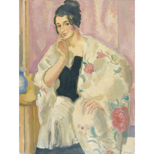 MAURICE BARRAUD : Portrait de Mme Fley (DOBIASCHOFSKY AUKTIONEN AG)