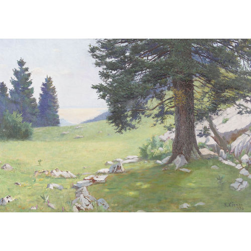 ROBERT KIENER : 'Juralandschaft' (DOBIASCHOFSKY AUKTIONEN AG)