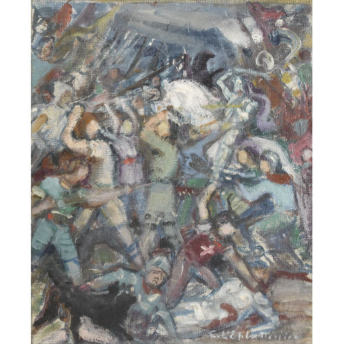 CHARLES L′EPLATTENIER : 'Etude pour une mosa�que au Landesmuseum Z�rich' (DOBIASCHOFSKY AUKTIONEN AG)